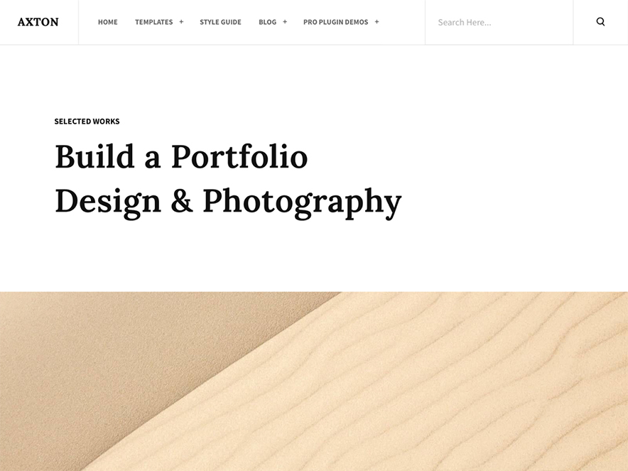 Axton - Best Free WordPress Block Themes for Full Site Editing for 2024