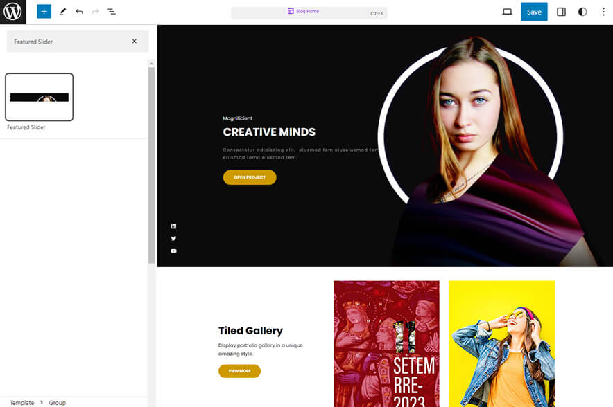 ElevateBiz Pro - Featured Slider