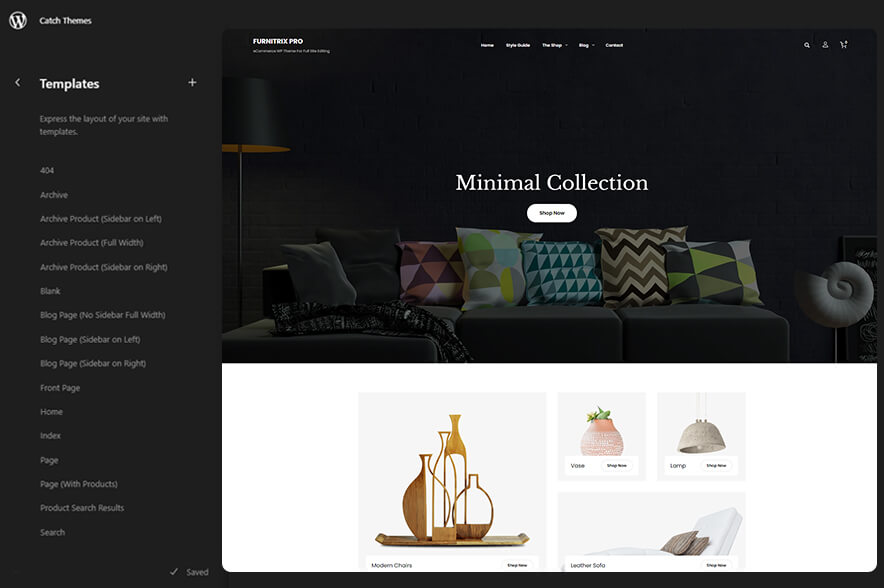 Furnitrix Pro - eCommerce WordPress Block Theme Template