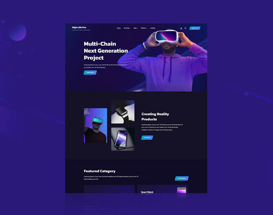 High Life Pro - Electronics WordPress eCommerce Block Theme Demo