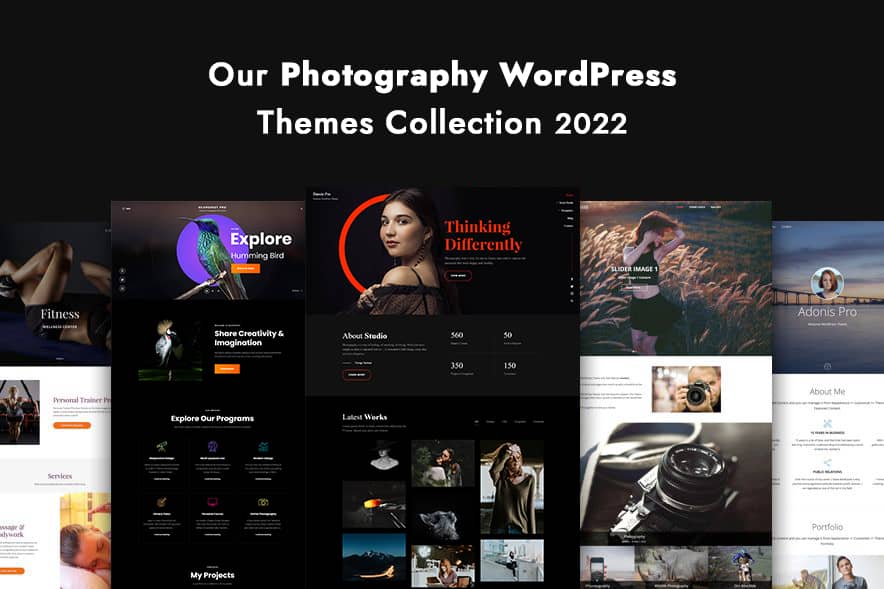 Our Top 10+ Free and Premium Photography WordPress Themes Collection 2024 featured image