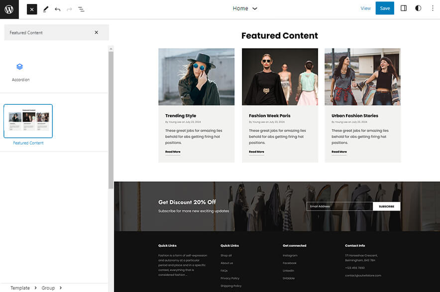 OutWit - Featured Content