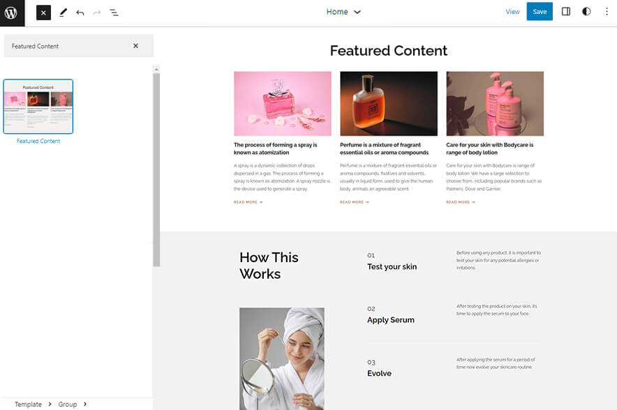 Skincues - Featured Content