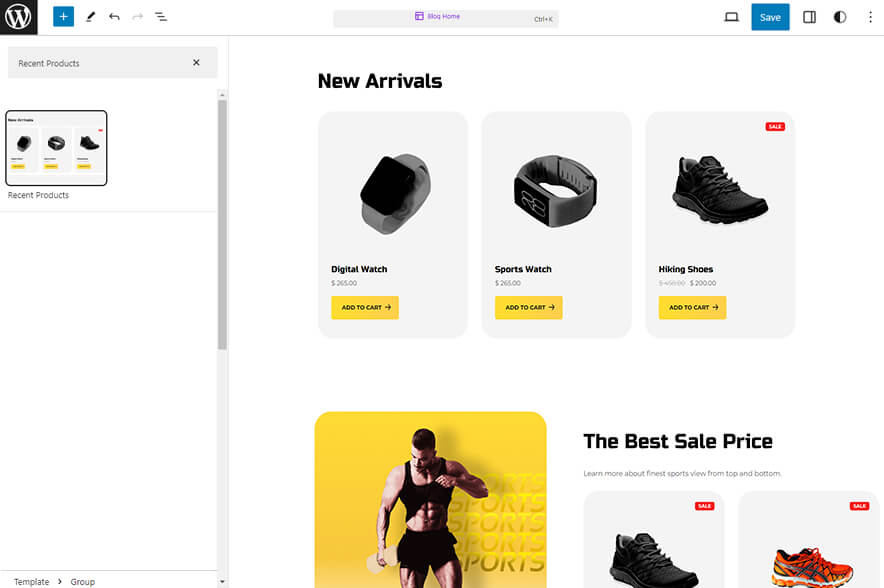 Sportspot Pro - Recent Products